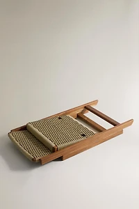 CHAISE PLIANTE EXTÉRIEUR TECK TRESSÉ