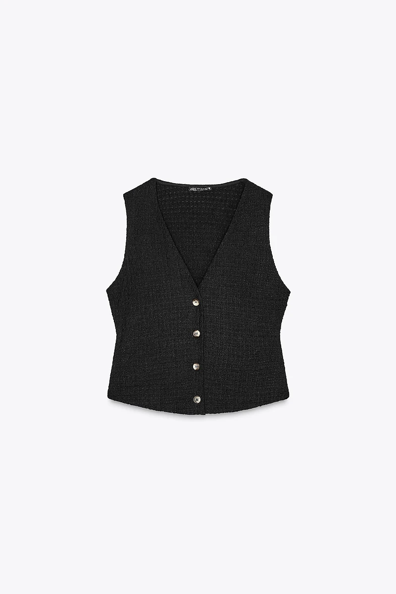 STRUCTURED VEST TOP