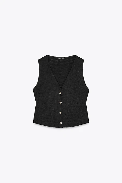 STRUCTURED VEST TOP