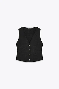 STRUCTURED VEST TOP