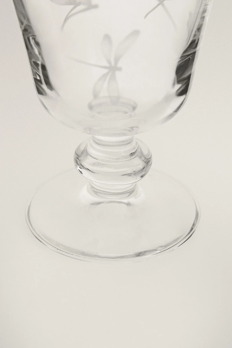 DRAGONFLY TRANSFER GLASS
