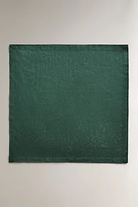 SET OF JACQUARD CHRISTMAS BRANCH NAPKINS (SET 2)