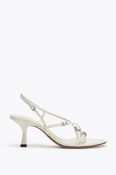 BUCKLED HEELED SANDALS