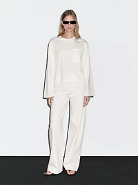 T-shirt oversize avec poches