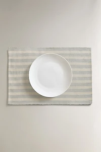 SET DE TABLE RAYURES (LOT DE 2)