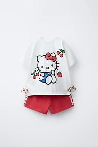HELLO KITTY © SANRIO CHERRY T-SHIRT AND BERMUDA SET