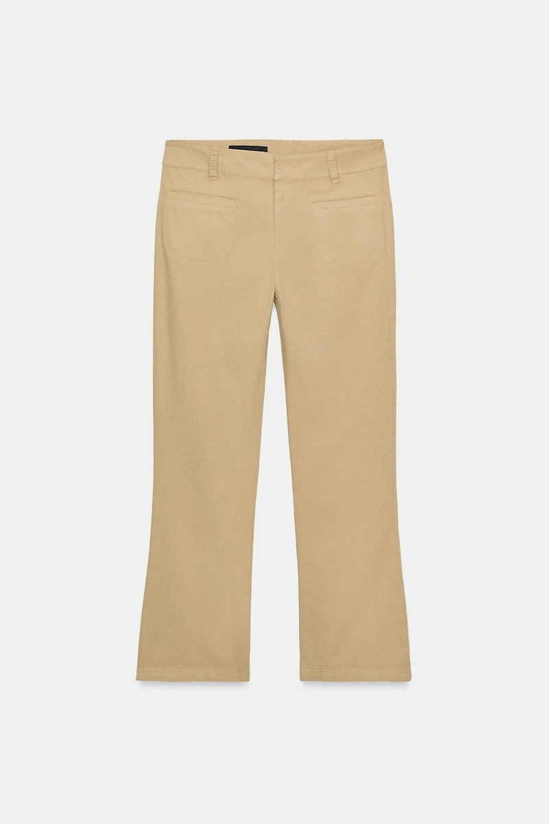 MINI FLARE PANTS WITH POCKETS