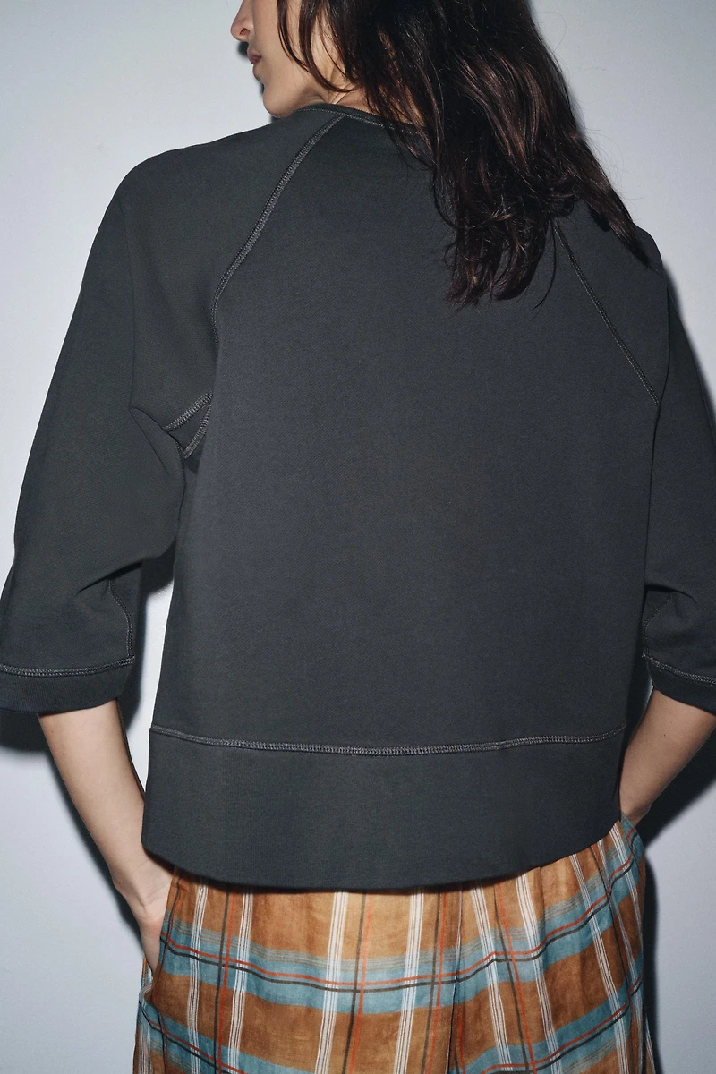 SWEAT MANCHES RAGLAN