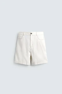 SHORT RELAXED FIT EN LYOCELL MÉLANGÉ