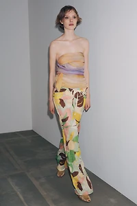 RAMIE FLORAL PRINT PANTS ZW COLLECTION