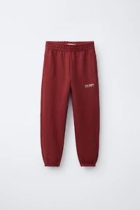 TEXT JOGGER PANTS