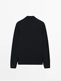 Cardigan 100 % laine mérinos à fermeture Éclair
