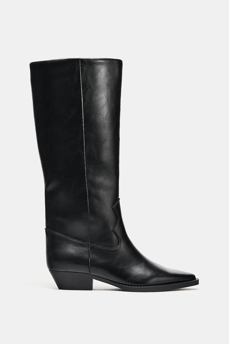 BOTTES PLATES COW-BOY