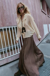 LACE GODET SKIRT