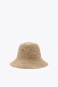 BRAIDED RAFFIA HAT