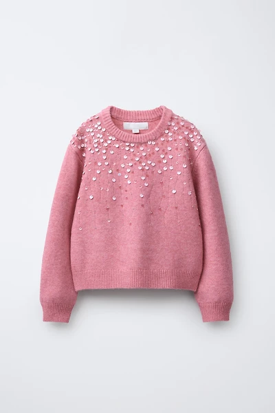 SEQUINED KNIT JUMPER