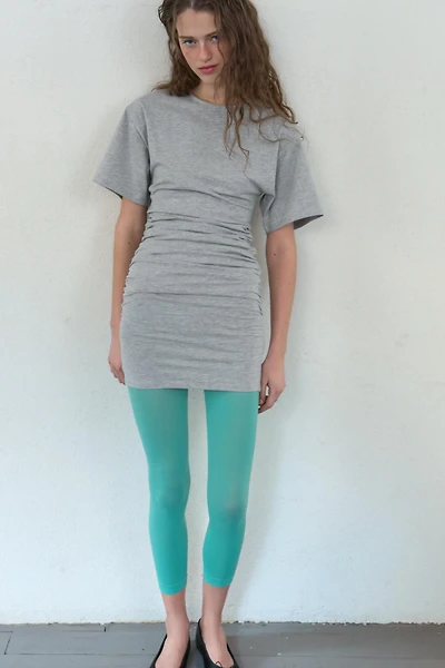 SHORT RUCHED DRESS