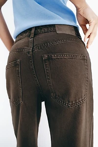 Z1975 LOOSE FIT MID-RISE CROCHET JEANS