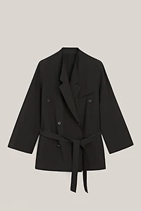 Flowing oversize blazer with belt detail - LIMITED EDITION