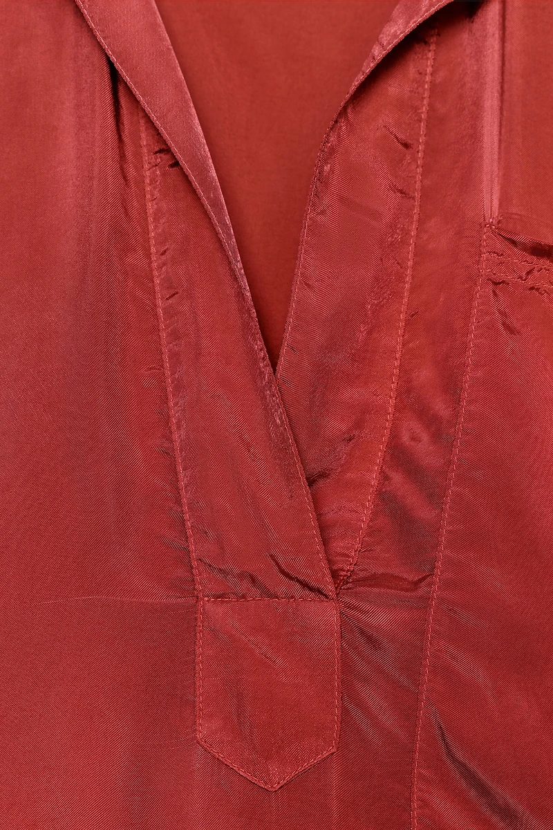 CHEMISE SATINÉE À POCHE LIMITED EDITION