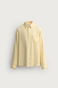 100% LINEN REGULAR FIT SHIRT