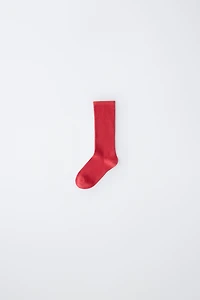 RIBBED MID-LENGTH SOCKS