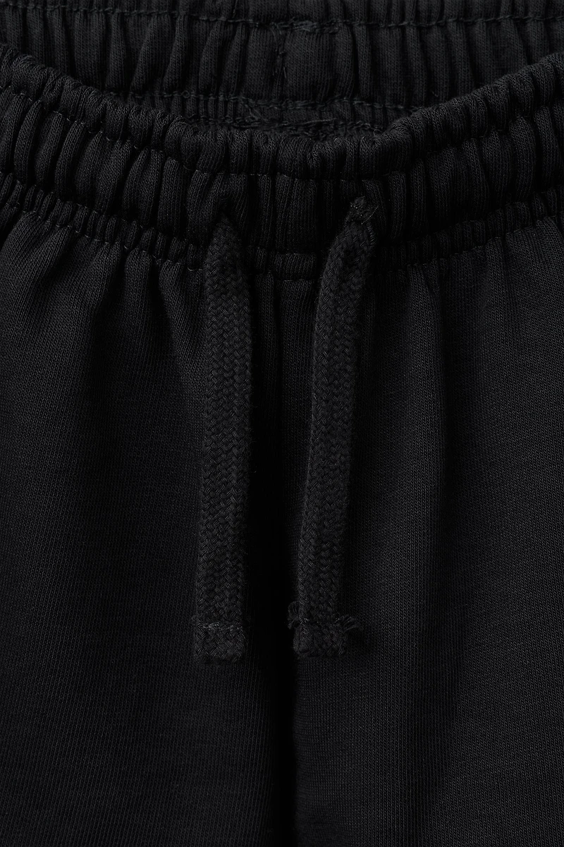 SEQUIN NUMBER PATCH SHORTS