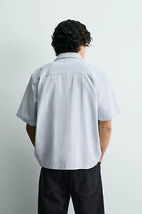 CHEMISE STRUCTURÉE LAVÉE