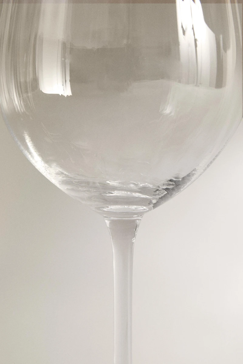 VERRE À VIN CRISTALLIN RELIEF