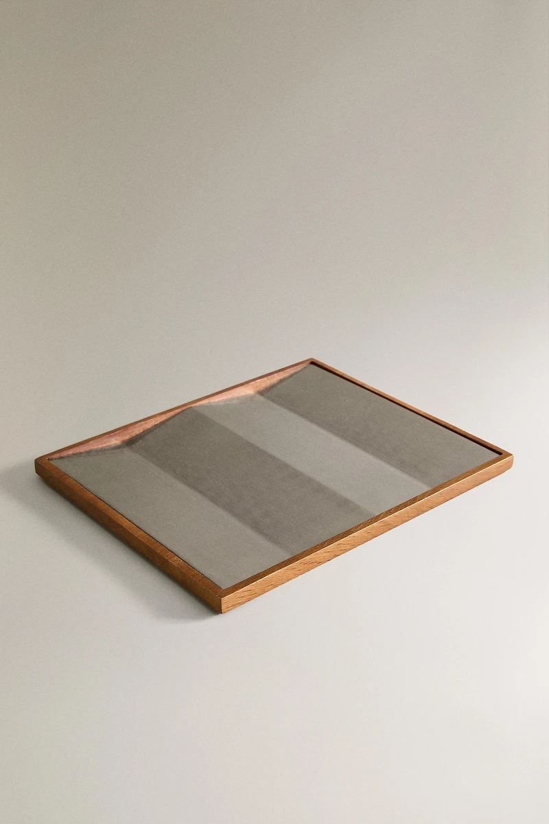 OAK WOOD STEEL DUMBBELL STAND