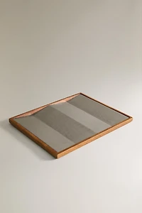 OAK WOOD STEEL DUMBBELL STAND