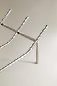 STEEL FIREWOOD STAND FIREPLACE