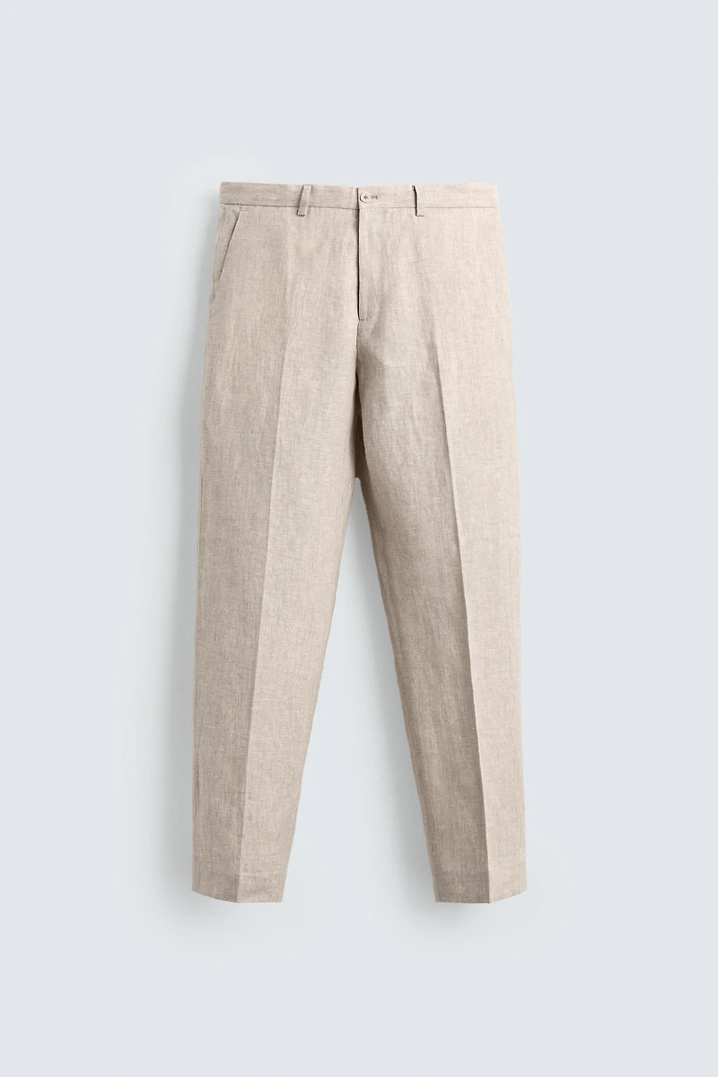 100% LINEN SUIT PANTS