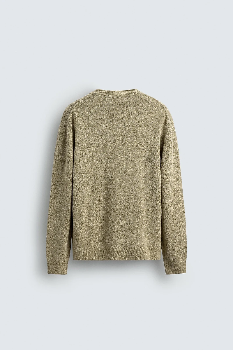 COTTON BLEND CABLE JUMPER