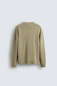 COTTON BLEND CABLE JUMPER