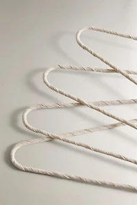 BEIGE COTTON AND LINEN HANGER (PACK OF 4)