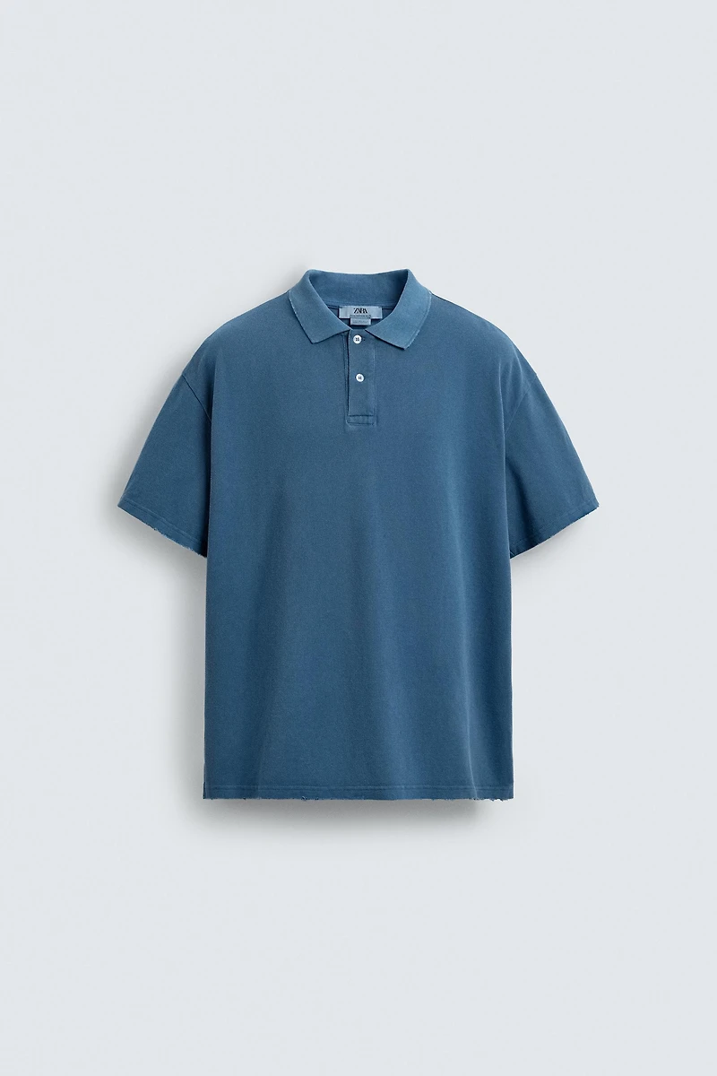 WASHED PIQUÉ POLO