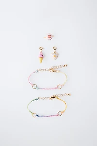 TWO-PACK OF INTERCHANGEABLE CHARM BRACELETS