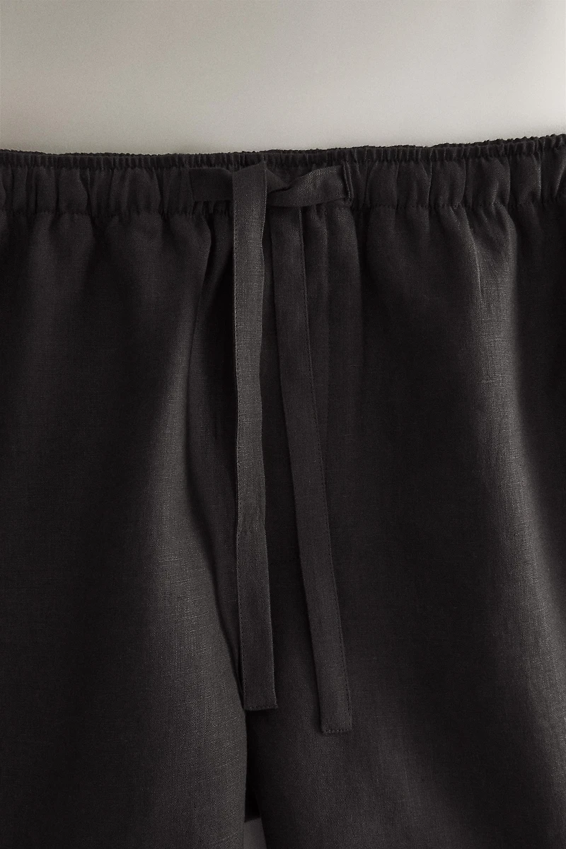 LINEN SHORTS
