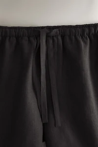 LINEN SHORTS