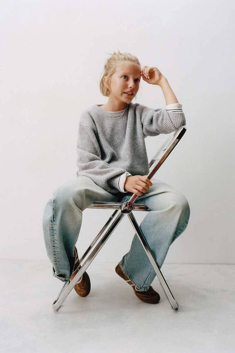 PULL EN MAILLE PERLÉE