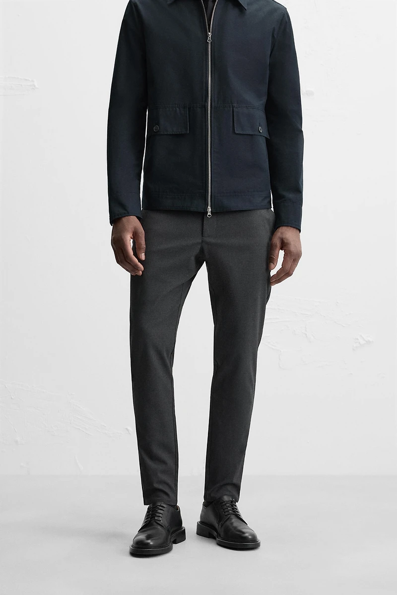 SLIM FIT STRETCH PANTS