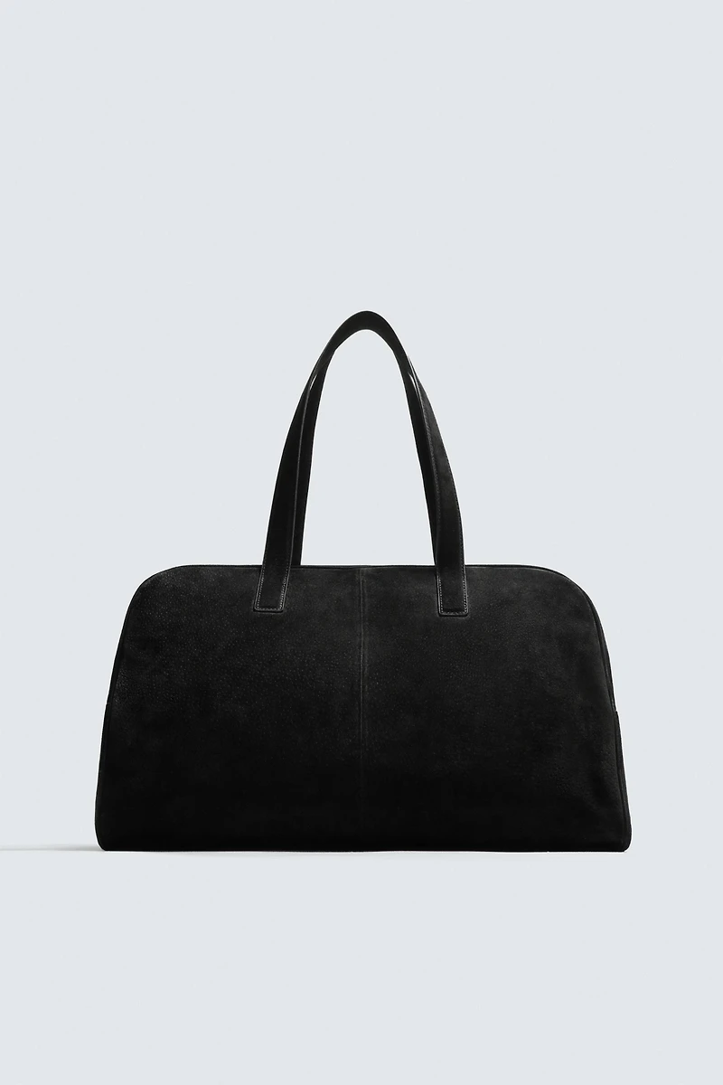 LEATHER TRAVEL BAG M