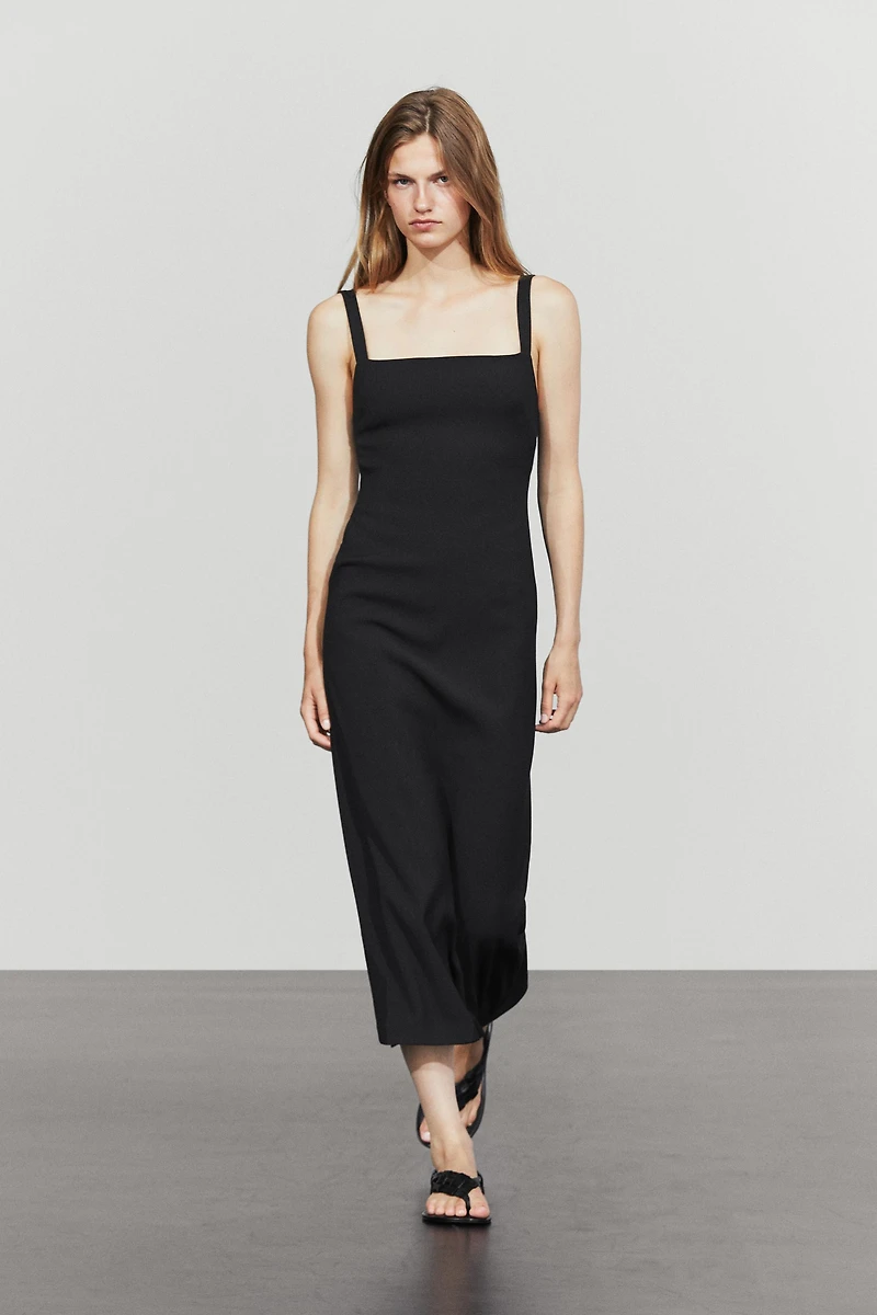 Strappy midi dress