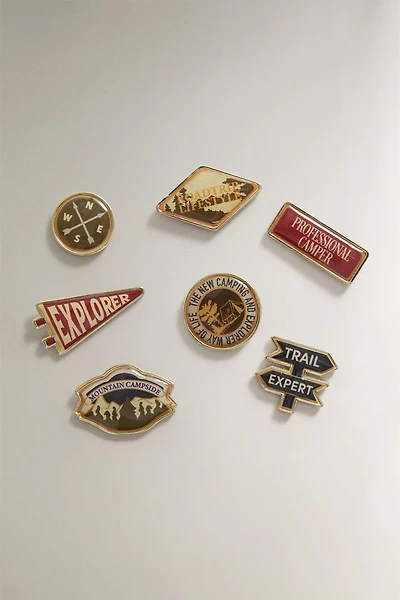 CAMPING PIN SET (SET OF 7)