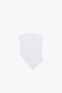 ASYMMETRIC STRAPLESS TOP