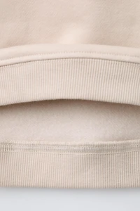 SWEATSHIRT AND JOGGER SET WITH BRUSHED INTERIOR