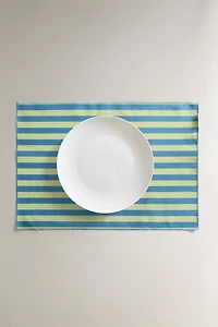 SET DE TABLE ENDUIT RAYURES