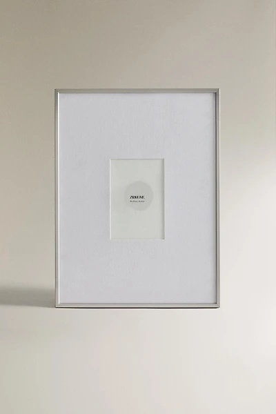 CADRE PHOTO CONTOUR MÉTAL ARGENTÉ