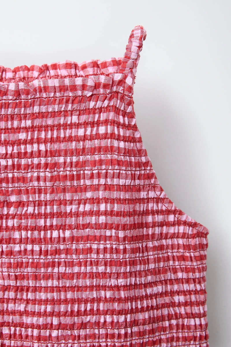 TOP HALTER À CARREAUX VICHY